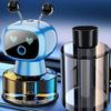 Cute Robot Car Air Freshener Smart USB Rechargeable Aromatherapy Diffuser LED Display Auto Spray Perfume for Home Car Decor Gift