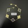Five-flower Bracelet for Women Four-leaf Clover Bracelet Classy Flower-encrusted Bracelet
