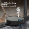 Robot Vacuum Cleaner 5-in-1 Wireless Smart For Home With Mopping Vacuuming And Nano-Spray Humidifier Black