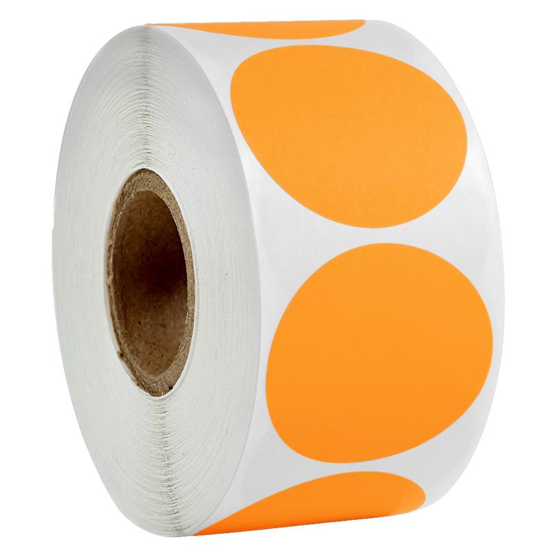 Colorful 3.8 Cm Round Dot Stickers: Decorative Adhesive Labels for Gifts and Organization