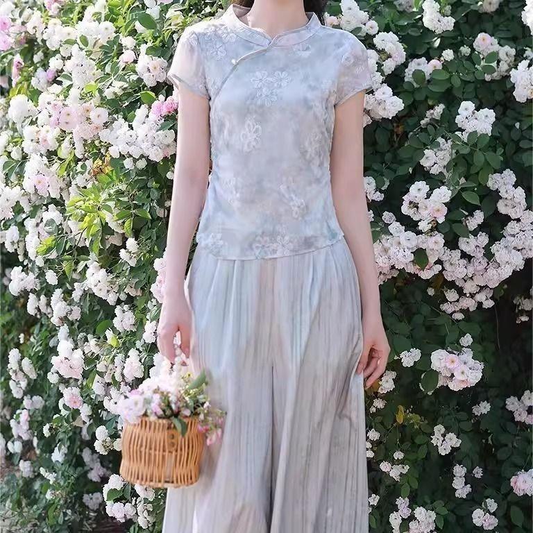 

2025 лето новая мода модная рубашка с коротким рукавом женская свободная и тонкая верхняя одежда рубашка на пуговицах 3XL [Recommended 138-75kg]