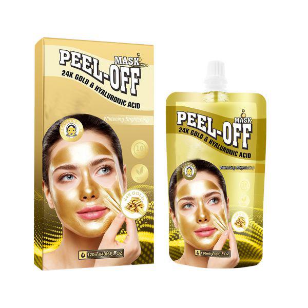 

120 г 24-каратная золотая маска, контроль жирности, увлажняющая, глубоко восполняющая, отшелушивающая маска для лица, осветляющая кожу, антивозрастное глубокое очищающее средство 120ml