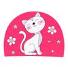 Aqua-Sport Czepek Junior Polyester Printed Kitty Flower Pink As8642