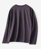 Bastic Texture Stripe Long Sleeve_Black / Purple