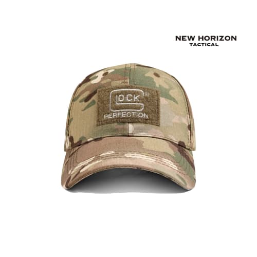 NEW HORIZON Tactical Cap, Airsoft Hat, Military Camouflage, Velcro Closure, Sun Protection, Outdoor, Fishing, Baseball Cap, One Size Fits All (CP)