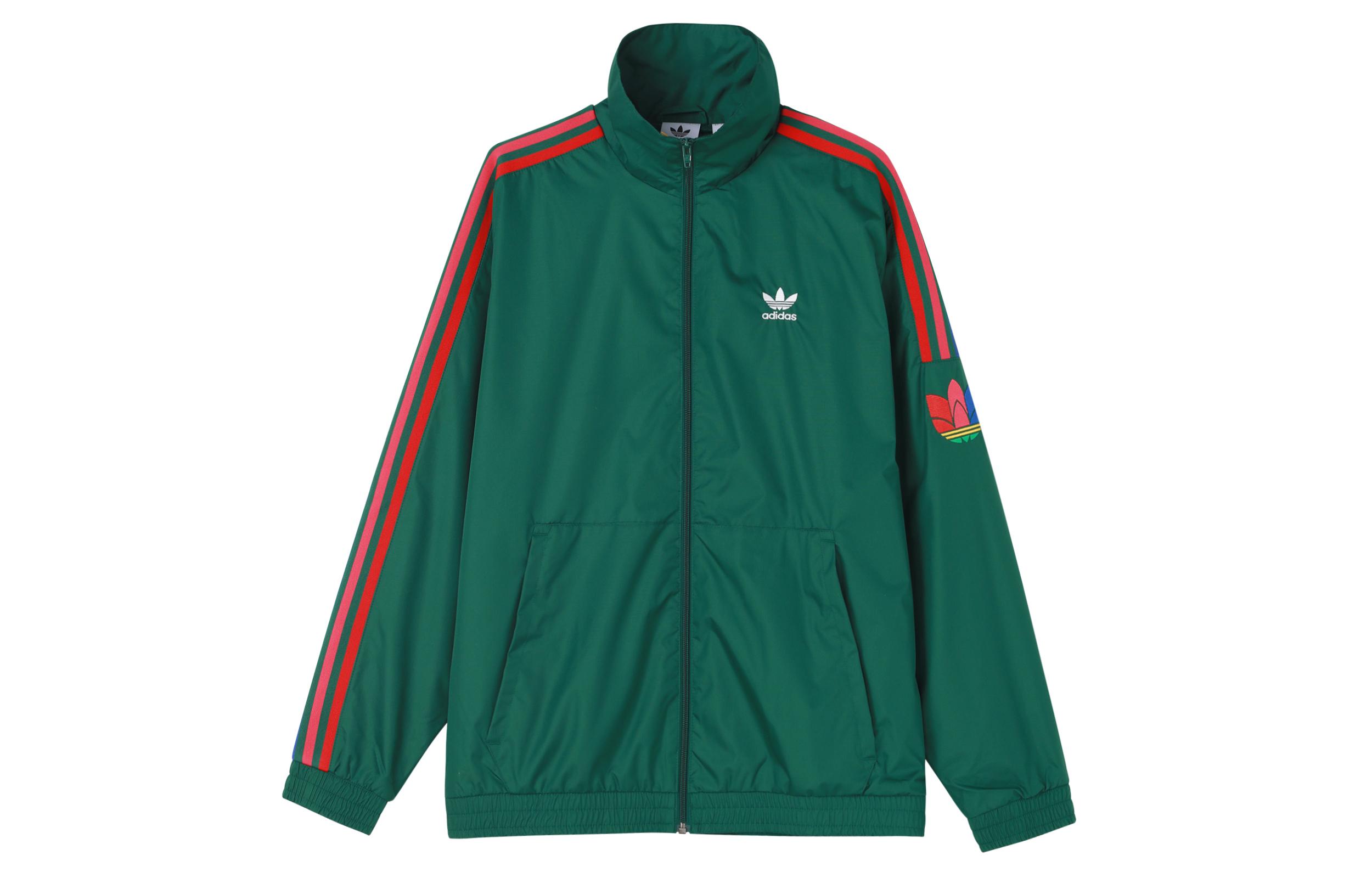 Adidas Originals 3D Trefoil Jacket Fall Men s Dark Green GE0847 XS