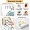 10 Calming Corner Posters for Classroom Decorations, Boho Feeling Charts Poster, Calm Down Corner Mental Health Poster for Toddlers, Kids Educational