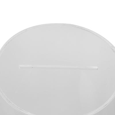 Clear Money Bank Large Capacity Drop Resistant Transparent Ballot Tip Box Acrylic Coin Saving Jar