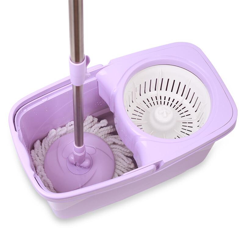 MIAOJIE Hands-Free Rotary Mop with Bucket