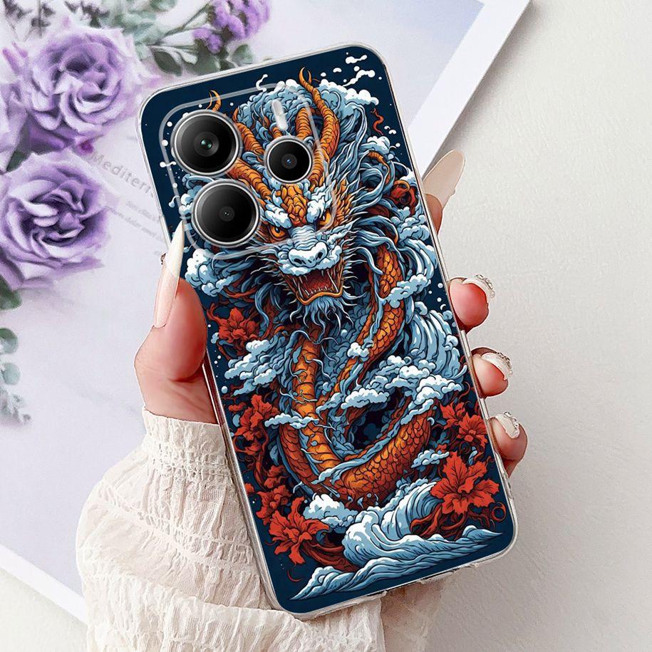 For Cover Xiaomi Redmi Note 14 4G Phone Case Luxury Marble Machine Soft Silicone Slim TPU Funda For Redmi Note 14 4G Note14 Capa