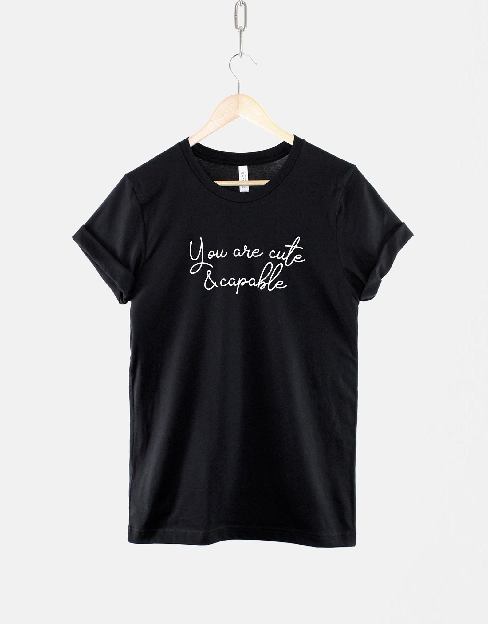 Self Love T Shirt: Capable Affirmation Tee, Uplifting Cotton Comfort XL