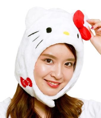 SAZAC Kigurumi Cap Sanrio Hello Kitty