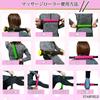 STARFIELD Massage Roller Fascia Release Stretch Stick Roller Instruction Manual [Massage Included] (Pink (Type 2))