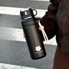 New Stylish Thermos Cup Car Bear Steel Kettle Portable Outdoor Straw Cup Double Drinking Cup Durable Durable Useful