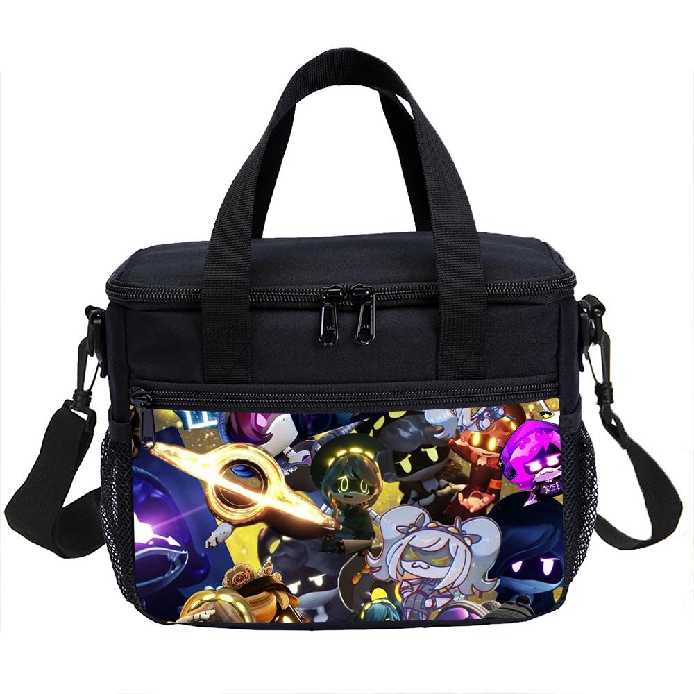 Murder Drones Fashion School Handbag Insulated Lunch Bag Student Bento Food Container Bags Reusable Thermal Cooler Lunch Box