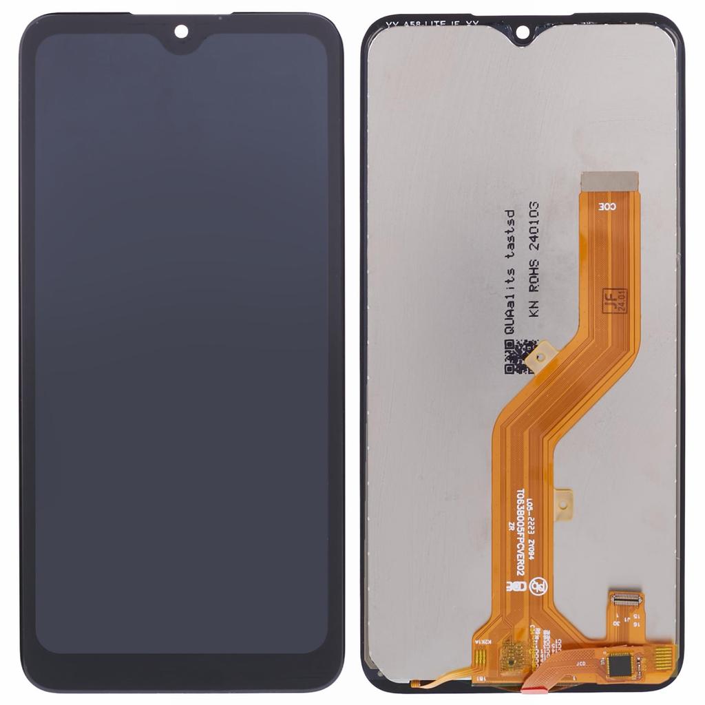 For itel A58 Lite Grade C LCD Screen and Digitizer Assembly Part (Without Logo)