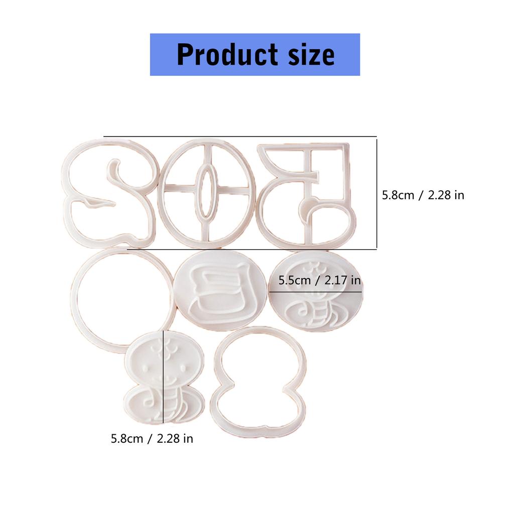 Plastic Biscuits Mold Cookie Stamps 2025 Snake Year Cookie Cutters Fondant Cake Mold Kitchen Pastry Baking Tool