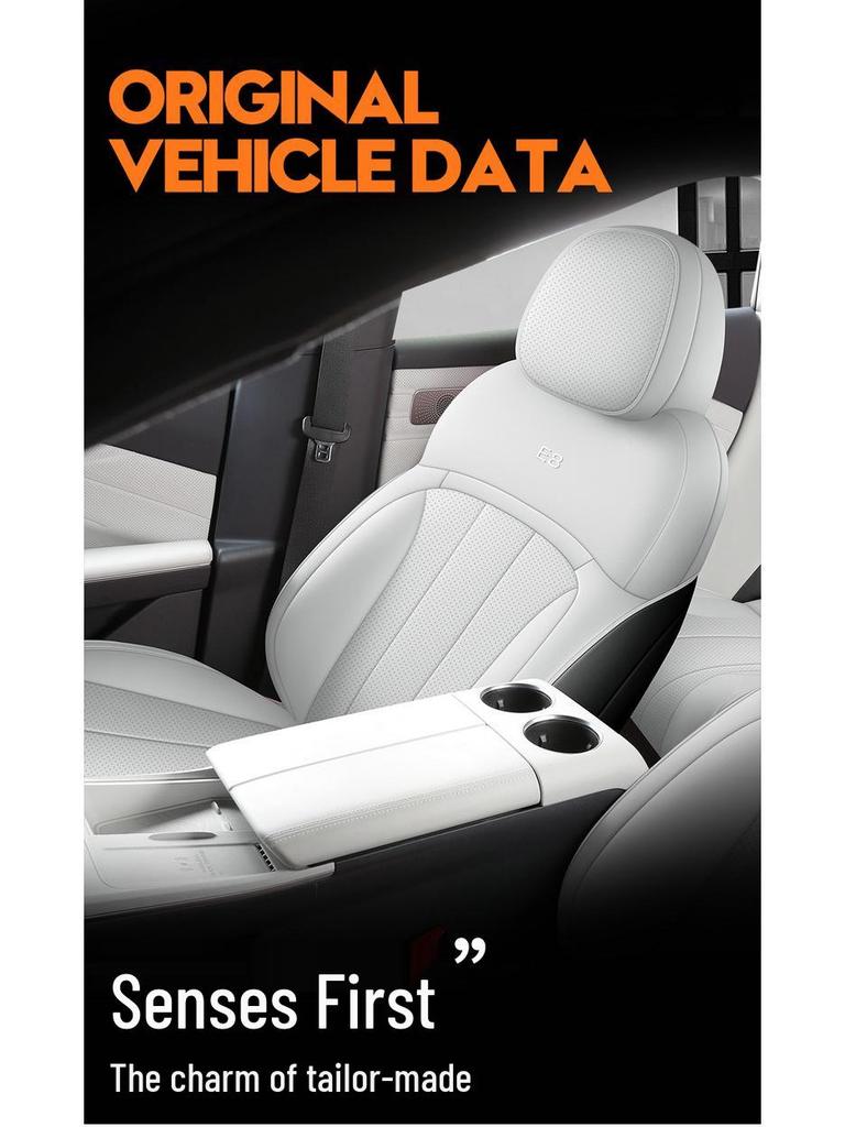 2024 Semi-Enclosed Universal Car Seat Cover for All-Season Comfort, Compatible with Galaxy E8.