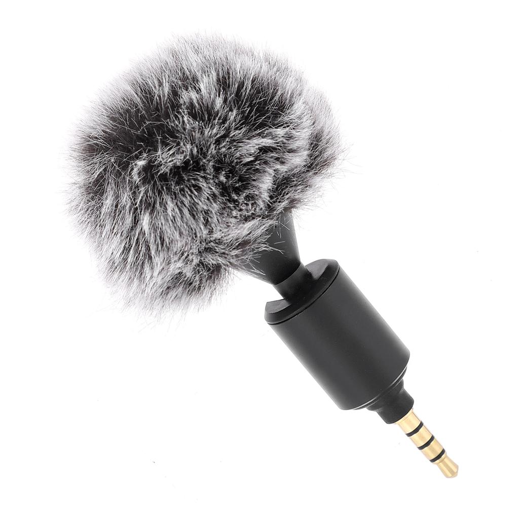 Mini 3.5mm Plug and Play Cardioid Microphone for Mobile Phone DSLR Camera Camcorders