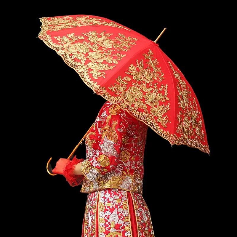 Wedding Red Umbrella, Bridal Umbrella, Red