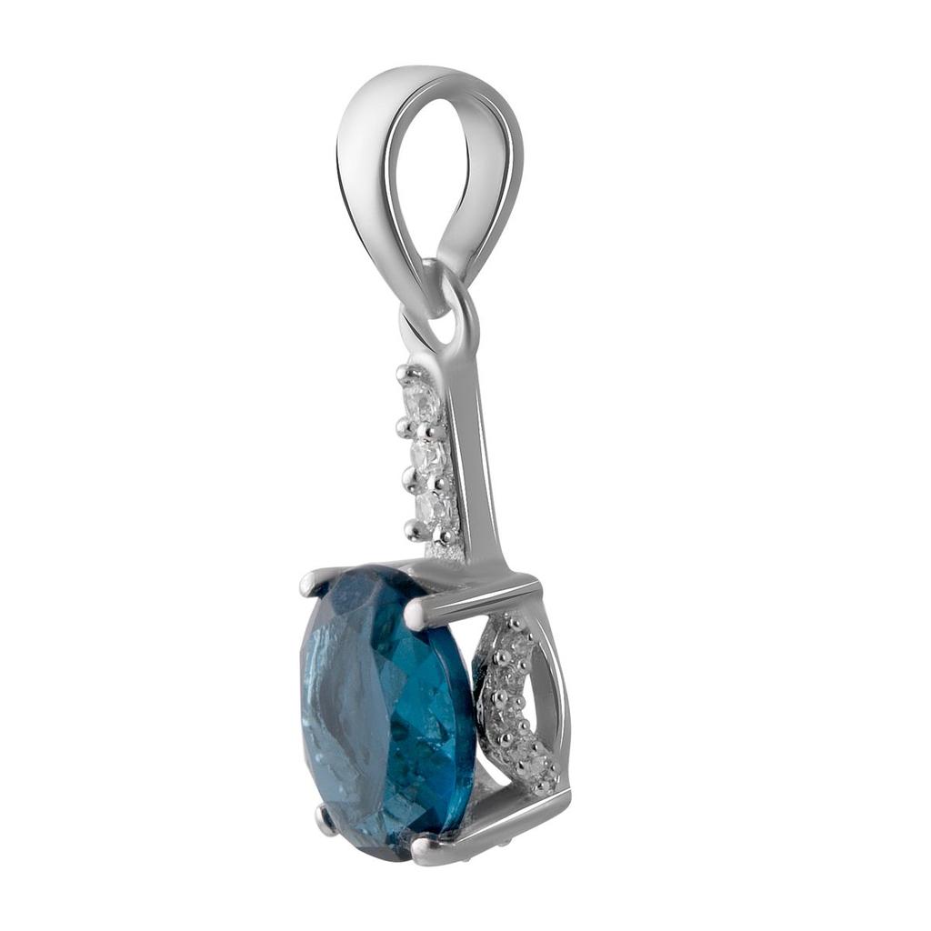 Silberanhänger mit Topas London Blue 1.042ct (2041221)
