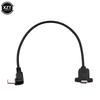 Right Angle USB Type B Male To USB B Female Printer Panel Mount Extension Sync Cable Cord 0.3M 0.5M