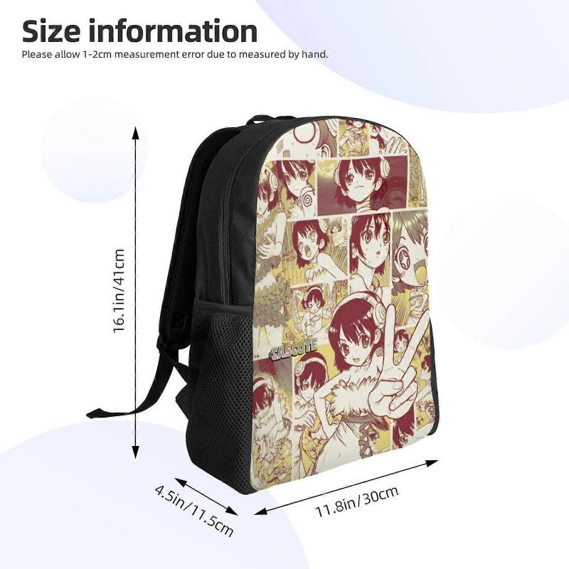Ogawa Yuzuriha Anime Backpack Cartoon Travel Bags 3D Printed Casual Daypacks-SYS379