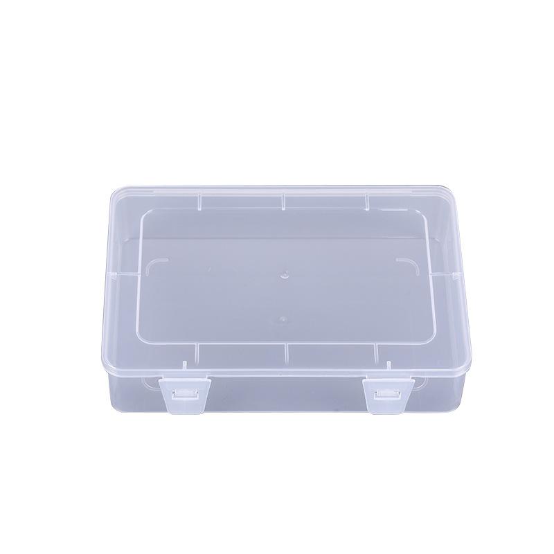Hardware Parts Box, Large Rectangular Transparent Packaging Box, Small Object Storage Box, Covered Pp Plastic Tool Accessory Box.