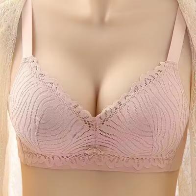 Lace Sexy Gathering Thin Underwear Adjustable Skin-friendly Bra Ladies Bra