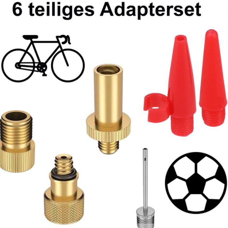 1 Set Fahrradventiladapter Kupfer Fahrradventilbaugruppe Sv Av Dv Fahrradreifenpumpenadapter