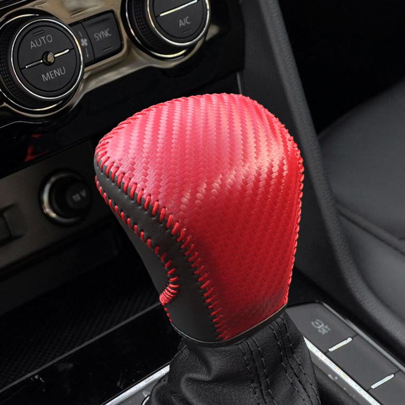 

Volkswagen Tiguan L Genuine Leather Gear Shift Knob Cover for Touron/Touron X/Viloran/Phaeton