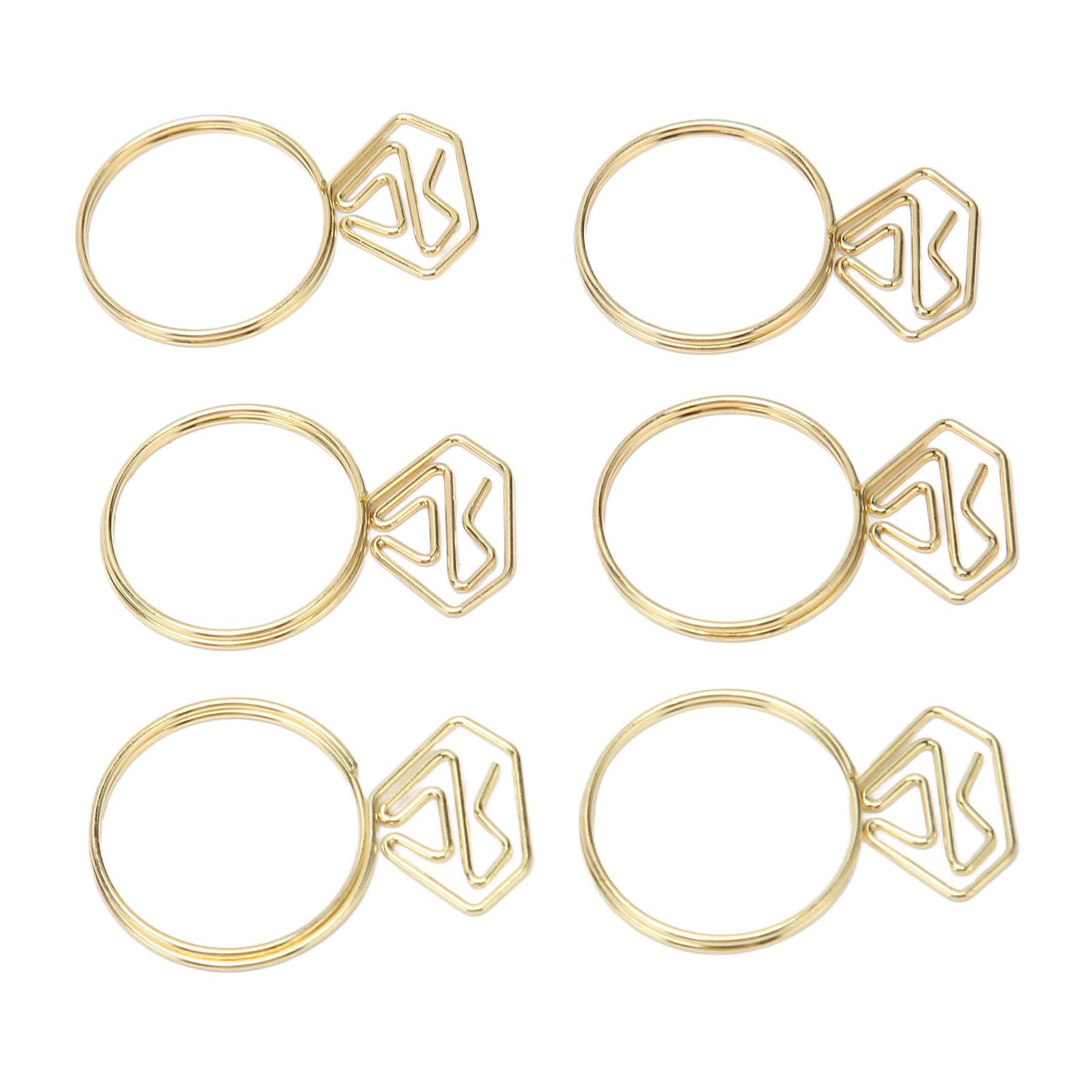 

80pcs Shape Paper Clips Rustproof Multifunction Multifunction with Clear Box for School