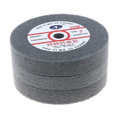 Metal Polishing Wheel 150*25Mm Non-Woven Abrasive Disc Nylon Fiber 5P/7P/9P Options 180# For Polishing Operations