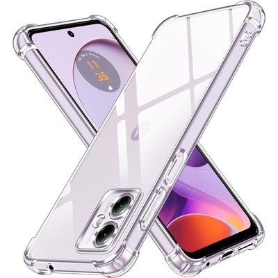 Thick Shockproof Silicone Clear Phone Case For Motorola Moto G14 G24 G34 G64 G13 G23 G53 G73 G84 5G Protection Case Back Cover