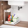 ZISIZ Kitchen Under-Sink Storage Organizer Rack