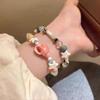 Chic Fresh And Ceramic Star Conch Beaded Bracelet Womens Summer Fashion Accessory