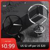 Hot Car Sticker Car Hood Front Chrome Logo Hood Marking Star Bonnet Badge For Mercedes Benz C E S Class W204 W212 W220 W210 W221