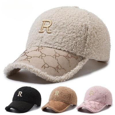 Peaked Cap Women's Autumn and Winter Embroidery Letter Polished Baseball Cap