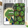 Funny Sad Forg P-Pepe Meme Soft Phone Case for Samsung A17 A37 A57 A16 A26 A36 A56 A15 A25 A35 A55 A14 A24 A34 A54 A13 A23 A33 A