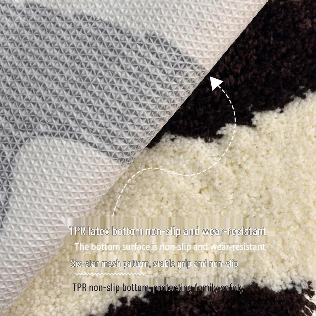 Cute Winter Flocking Plush Seat Cushion – Non-Slip, Thickened, Tufted Office Chair Pad