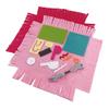 Felt Cushion Kit To Sew Pink 32.5 X 26 X 5 Cm