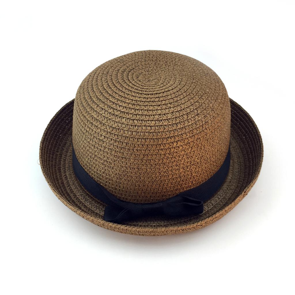 Parent-child Bowknot Children Breathable Hat Straw Hat Kids Hat Boy Girls Cap Summer Outdoor Beach Sunhat Suit Panamanian style