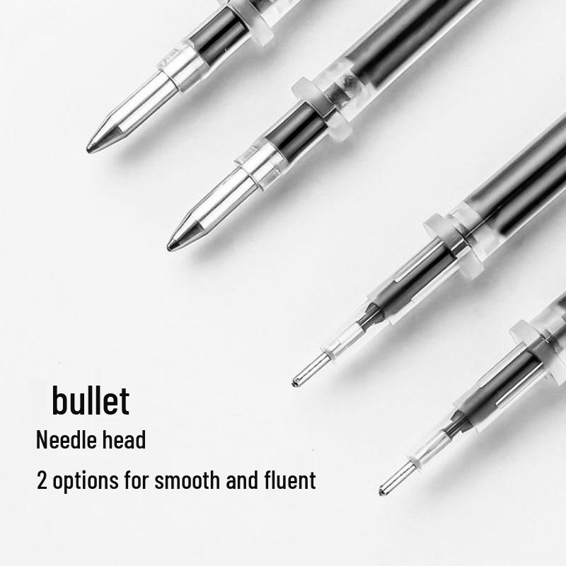 Refill Pack for Neutral Pens - Needle & Bullet Tip, Click Style, Available In Red, Blue, Black