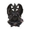 Satanův kostel Sabatická koza Baphomet Socha Satanistický Okultní Idol Sochařská Deska Pryskyřičné Řemeslo Náboženská Sochařská Ozdoba