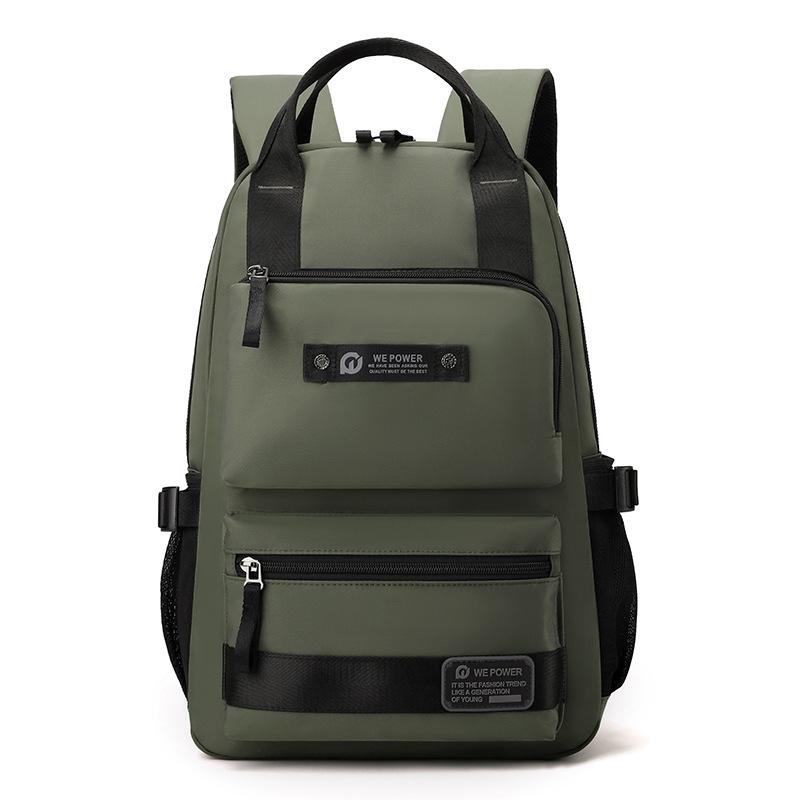 Trendy Versatile New Backpack Waterproof Wear-resistant Nylon Bag with Multi-pocket & Large Capacity for Daily Commute