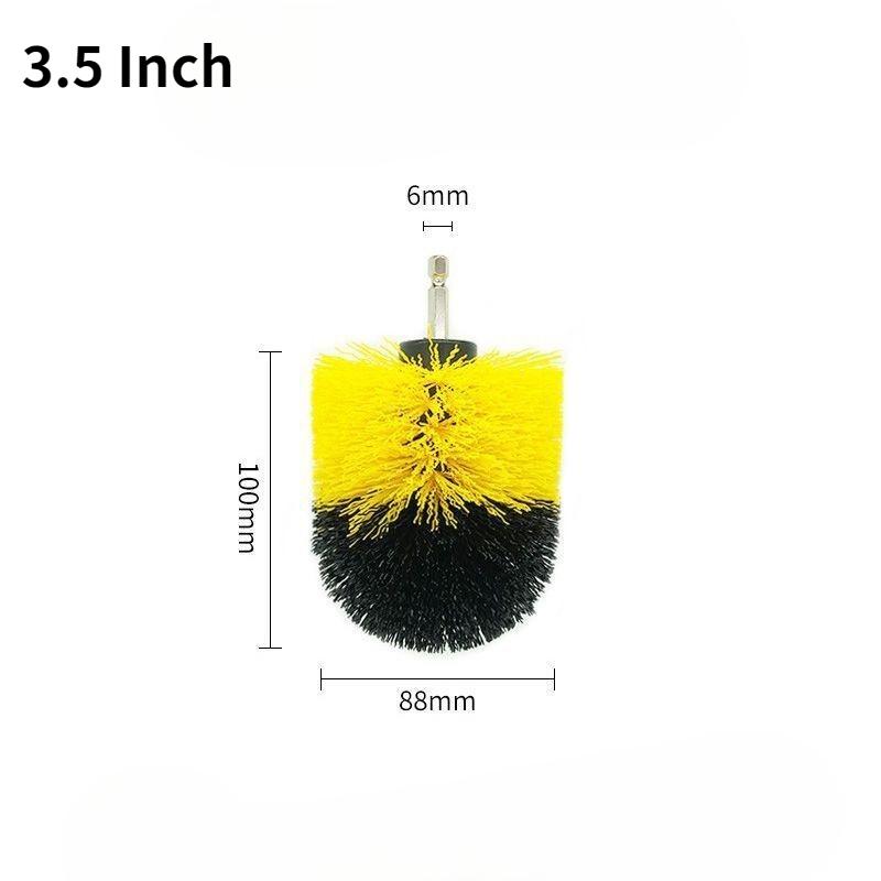 Electric Drill Brush Head Cleaning Tool for Bathroom Surfaces, Tub, Shower, Kitchen Care, and More