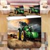 3D Printing Tractor Duvet Cover Set Boys Tractor Bedding Set Truck Bedding Set Farm Tool Cart Comforter Cover Set