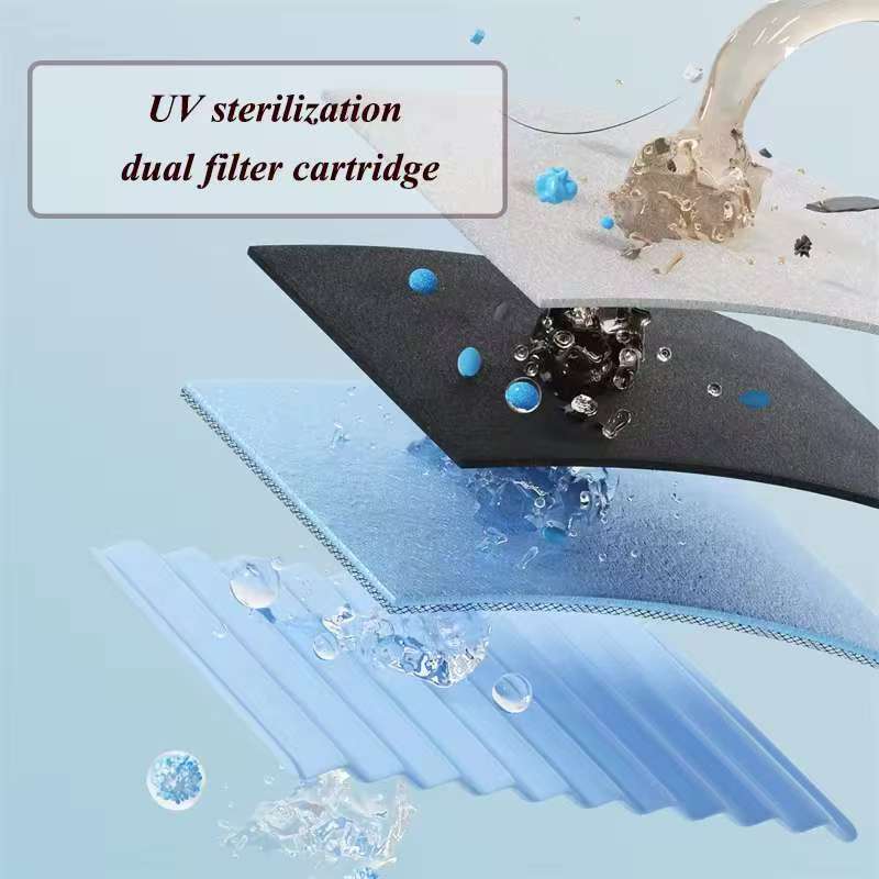 Pet Smart Drinking Fountain 3.6L 10000mAh APP Control UVC Sterilization Wireless Magnetic Suspension Dog and Cat Water Dispenser