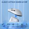 A.JAZZ X ATTACK SHARK AJ159P Gaming Mouse, Ultra-Lightweight (56g), Wireless 2.4GUSB TYPE-C, PAW3395 Sensor, 26000 DPI, DIY, Portable, Ergonomic,