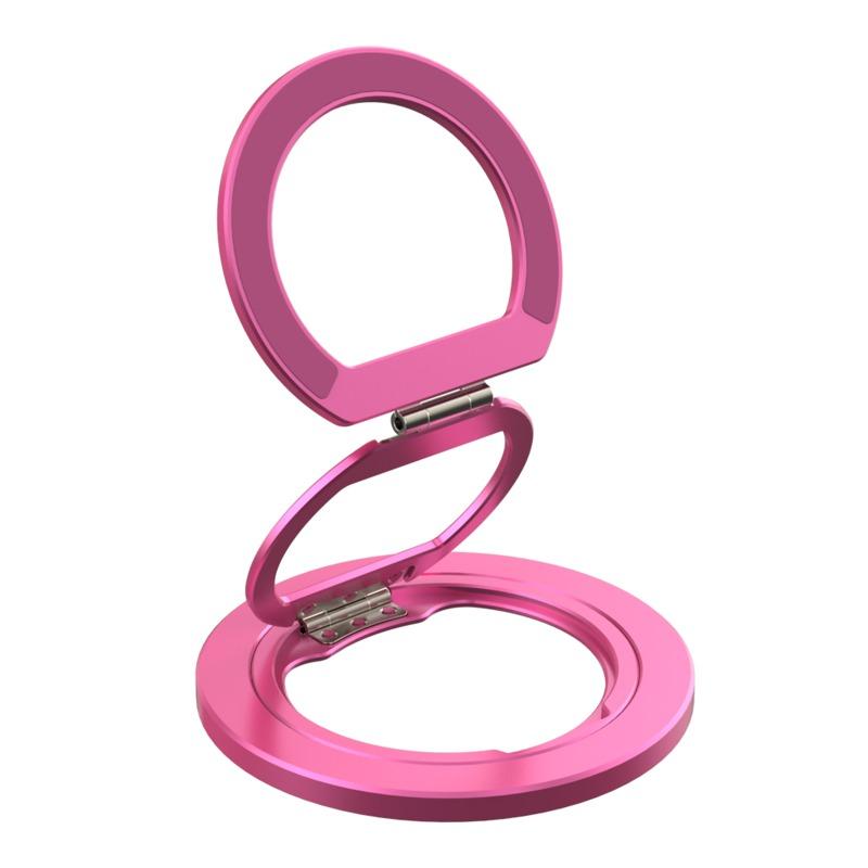 Multifunctional Tri Fold Magnetic 360 Degree Rotating Aluminum Alloy Double Sided Stand